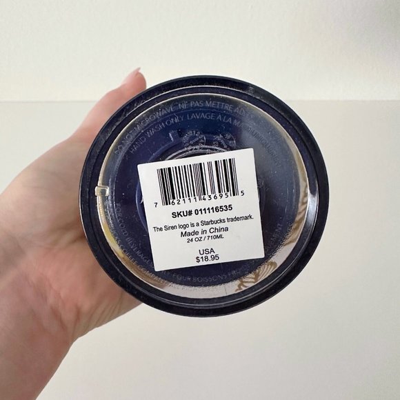 Starbucks Yellow Rose of Texas Plastic Venti 24oz Tumbler - NWT - Picture 5 of 9